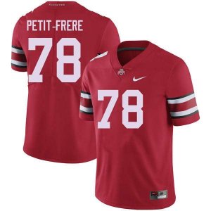 Men's Ohio State Buckeyes #78 Nicholas Petit-Frere Red Nike NCAA College Football Jersey Online GKL4444BL